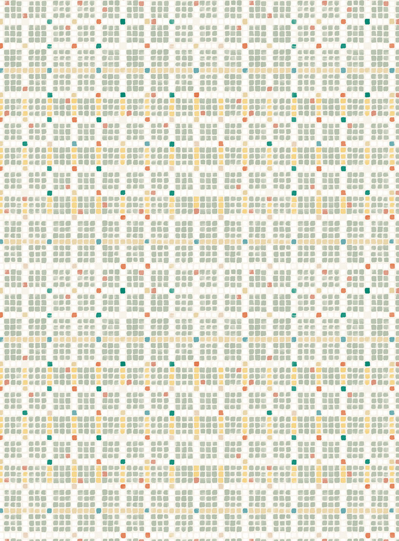 papel-de-parede-quadriculado-colorido-verde