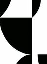Papel-de-parede-esferas-preto-e-branco