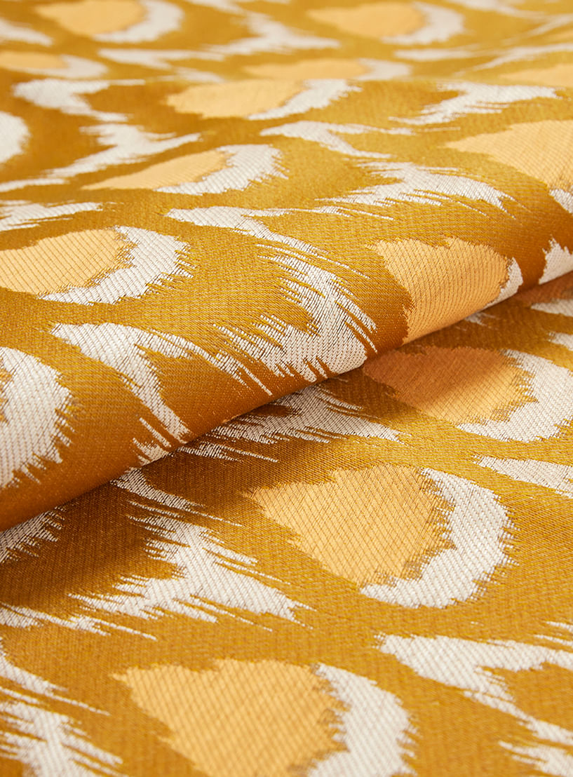 Tecido-Jacquard-Rafia-Penas-ocre--Dublado-