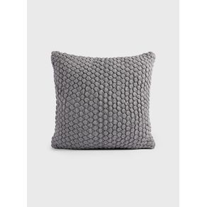Almofada Tricô Básica Cinza Médio 50x50cm