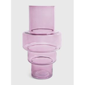 Vaso-art-deco-rosa-vidro