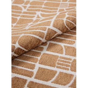 Tecido-Jacquard-Chenile-Marajoara-ocre-e-off-white