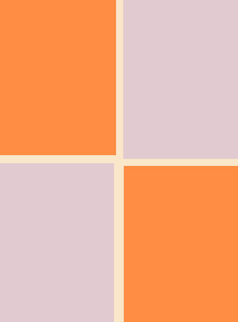 Papel-de-Parede-Estencil-Laranja-e-Lilas